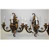 Image 1 : PAIR OF WROUGHT IRON WALL SCONCES