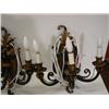 Image 2 : PAIR OF WROUGHT IRON WALL SCONCES