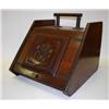 Image 1 : ENGLISH WOODEN COAL SCUTTLE