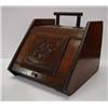 Image 3 : ENGLISH WOODEN COAL SCUTTLE