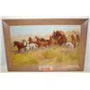 Image 1 : BUDWEISER CARDBOARD STAGECOACH PRINT