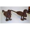 Image 1 : PAIR OF CAST IRON DECOY ANDIRONS