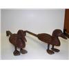 Image 2 : PAIR OF CAST IRON DECOY ANDIRONS