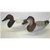 Image 1 : PAIR OF JOHN MEREDITH CANVASBACK DECOYS