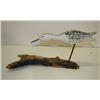 Image 1 : SANDPIPER CARVING ON DRIFTWOOD BY FRED 