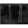 Image 1 : AMETHYST BEAD NECKLACE & JADE BEAD NECK