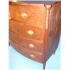 Image 3 : CABINET MAKER WALNUT BOW FRONT CHEST