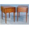 Image 1 : PAIR OF HENKEL-HARRIS CHERRY END TABLES