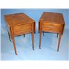 Image 2 : PAIR OF HENKEL-HARRIS CHERRY END TABLES