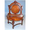 Image 1 : VICTORIAN WALNUT LIFT-LID HALL CHAIR