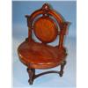 Image 4 : VICTORIAN WALNUT LIFT-LID HALL CHAIR