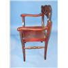 Image 3 : MAHOGANY CARVED ARM CHAIR