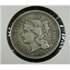 Image 1 : 1873 THREE CENT NICKEL