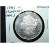 Image 1 : 1881-O U.S. MORGAN SILVER DOLLAR