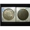 Image 1 : 1921 & 1923 U.S. PEACE DOLLARS