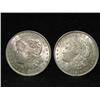 Image 1 : PAIR OF 1921 U.S. MORGAN SILVER DOLLARS
