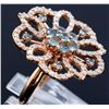 Image 1 : 1.19ct Alexandrite 14K Rose Gold Ring