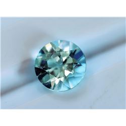 1.13ct Round Cut Aquamarine