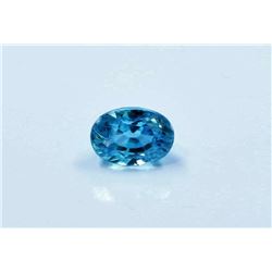 1.76ct Oval Shape blue Zircon