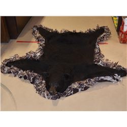 Black Bear Taxidermy Rug