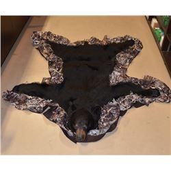 Black Bear Taxidermy Rug