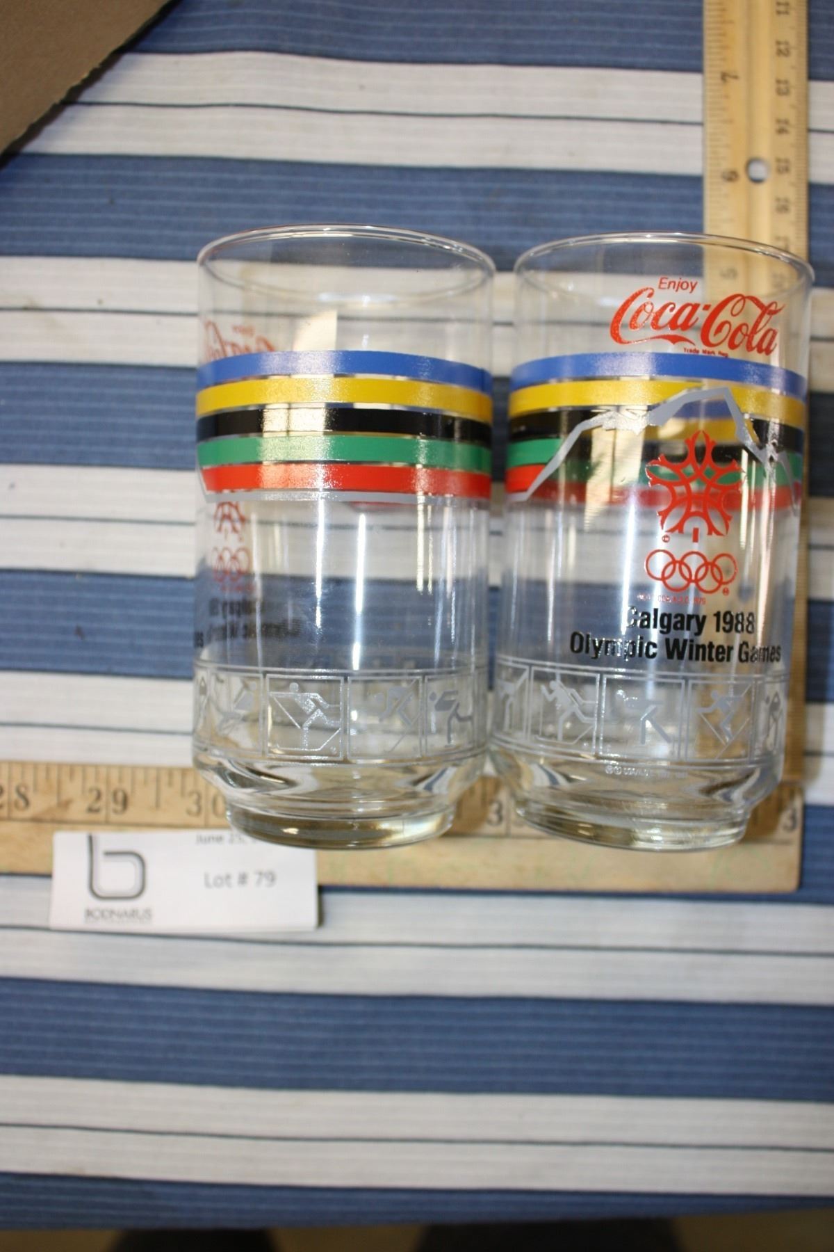 19 1988 CocaCola Calgary Winter Olympics Glasses