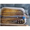 Image 3 : Various Drill Bits (Metal & Wooden)w/Enamel Pan