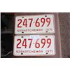 Image 1 : Pair of 1971 SK License Plates
