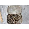Image 2 : Vintage Tin of Belt Buckles