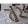 Image 3 : Mixed Lot: Buggy Step, Stove Cranks, Coleman Lantern Pump, Whip Holder