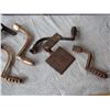 Image 4 : Mixed Lot: Buggy Step, Stove Cranks, Coleman Lantern Pump, Whip Holder
