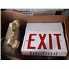 Image 4 : Various Lighting Related Items and Exit Signs