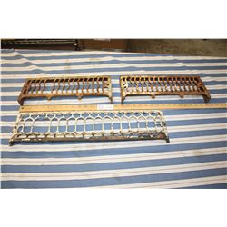 3 Old Metal Grates