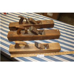 3 Wood Planers (Smallest Has Broken Handle)