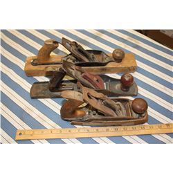 3 Wood Planers (Smallest Is Broken at Base)