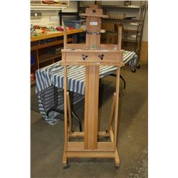 Art Easel on Wheels 22" W by 24" D by 60" Base T