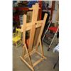 Image 2 : Art Easel on Wheels 22" W by 24" D by 60" Base T