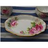 Image 2 : 3 Pieces Royal Albert Bone China (american beauty pattern)- Dish, Creamer, Sugar Bowl