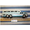 Image 1 : Tin Pull Windup Greyhound Scenicruiser Bus 10.5" L (Not Working) (Roughly 1950s-1970s)