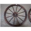 Image 3 : 2X THE MONEY - 31.5" Diameter Wooden Wheels
