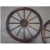 Image 5 : 2X THE MONEY - 31.5" Diameter Wooden Wheels