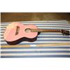 Image 1 : Pink "Rock Queen" Acoustic Guitar
