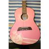 Image 2 : Pink "Rock Queen" Acoustic Guitar
