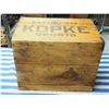 Image 7 : Antique Wooden Kopke Brandy Crate