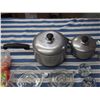 Image 2 : 2 Vintage Aluminum Pots, Nut Grinder, Candles and Juicers