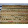 Image 4 : 20 Vintage Yardsticks *one is massey harris