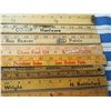 Image 8 : 20 Vintage Yardsticks *one is massey harris