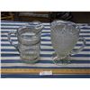Image 1 : 2 Antique Depression Glass Pitchers