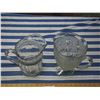 Image 2 : 2 Antique Depression Glass Pitchers