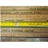 Image 5 : 19 Vintage Advertising Yardsticks
